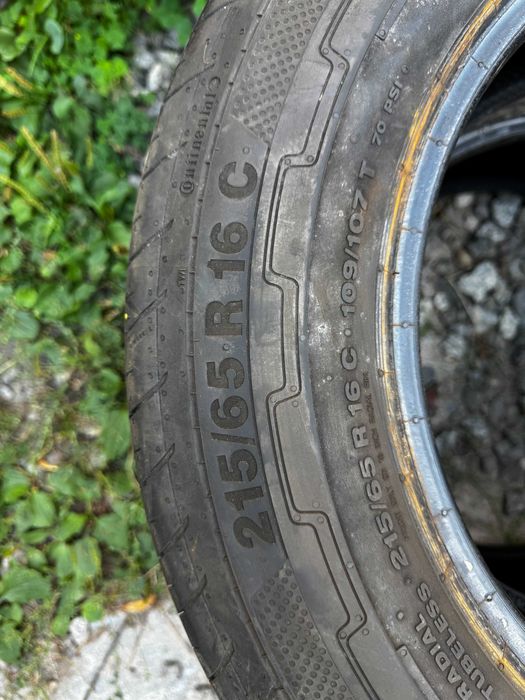 Шини CONTINENTAL 215/65 R16C, VancoEco, літня резина, цешка