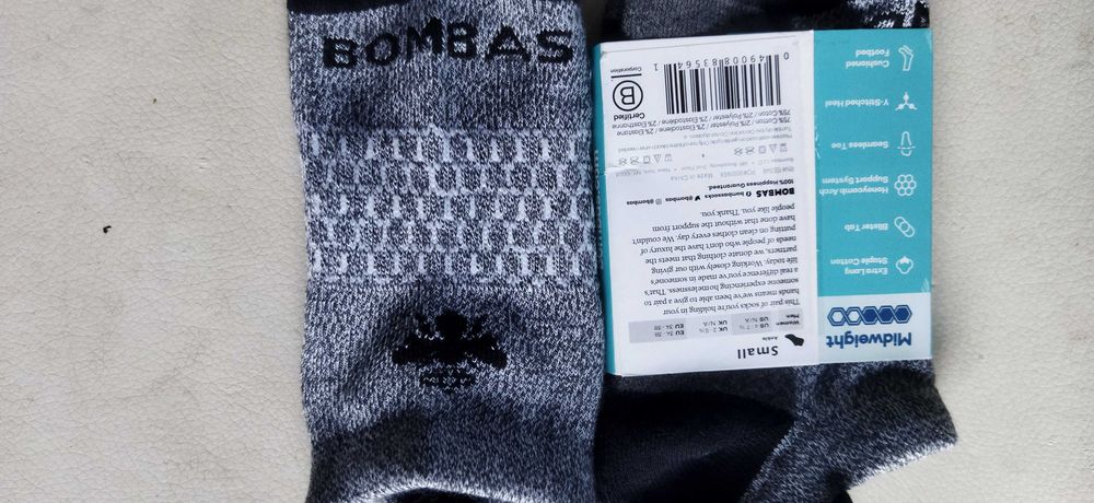2 пары женских носков Bombas размер Small (EU 34-38)