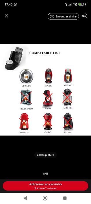 Adaptador Dolce Gusto para Nespresso