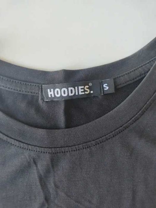 T-shirt / Top Preto Hoodies Bright Shine – Tamanho S