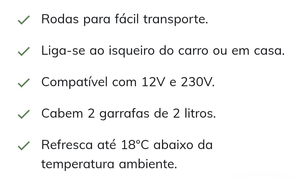 Geleira eléctrica 40L