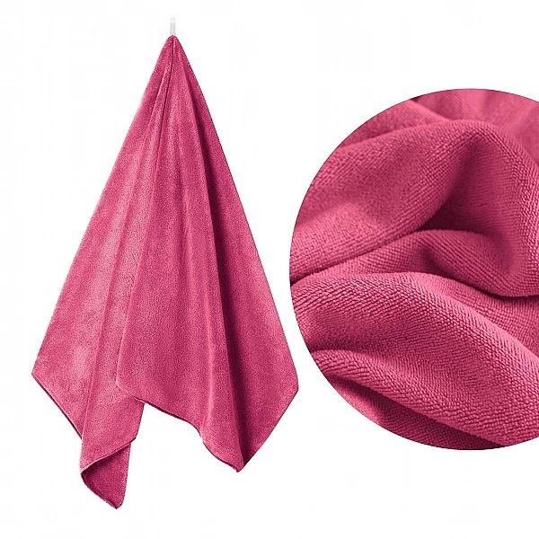 Ręcznik 50x90 Mikrofibra Szybkoschnący Chłonny Active 380 g/m2 Fuksja