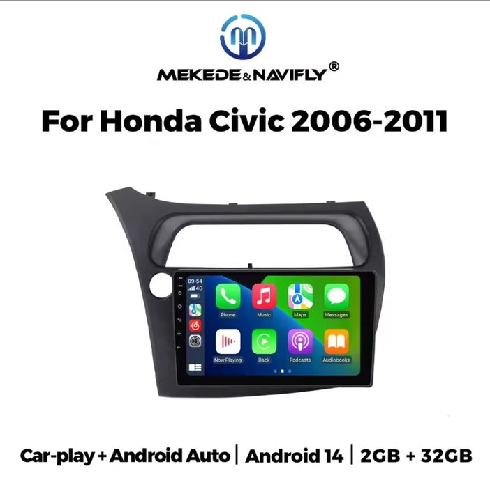 Штатна Магнітола Honda civic hatchback 2006-2011 android