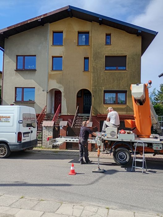 Malowanie elewacji,mycie elewacji ,fasada ,fasady ,remont , natryskową
