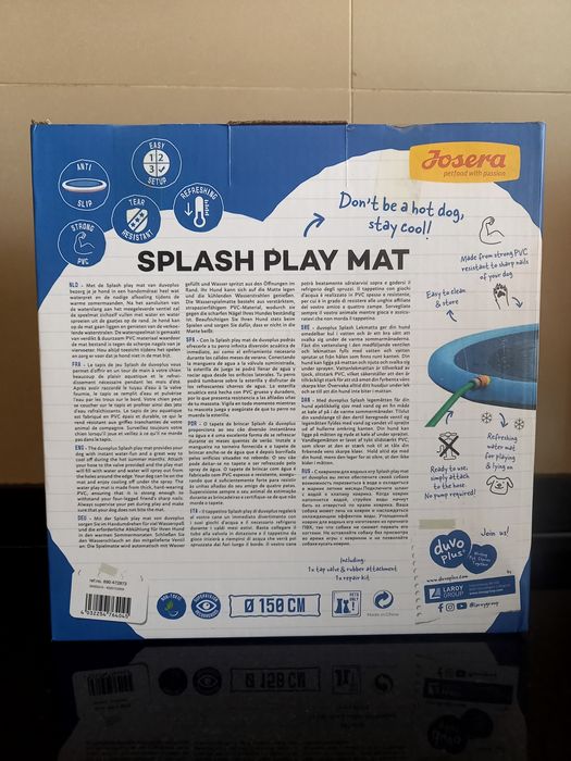 Tapete de brincar Splash com oferta de coleira