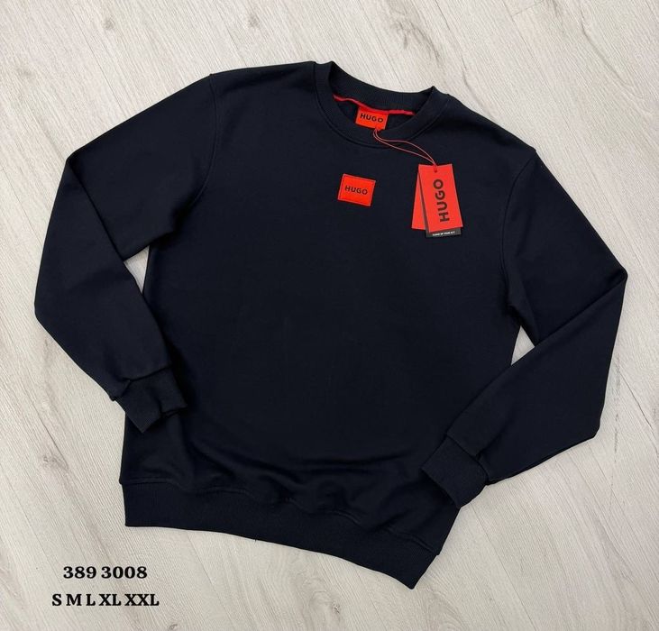 Nowe męskie bluzy Hugo Boss granat m-3xl