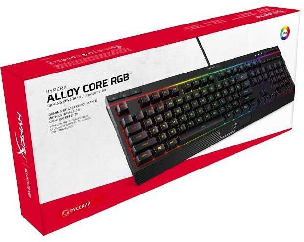 Клавіатура HyperX Alloy Core RGB