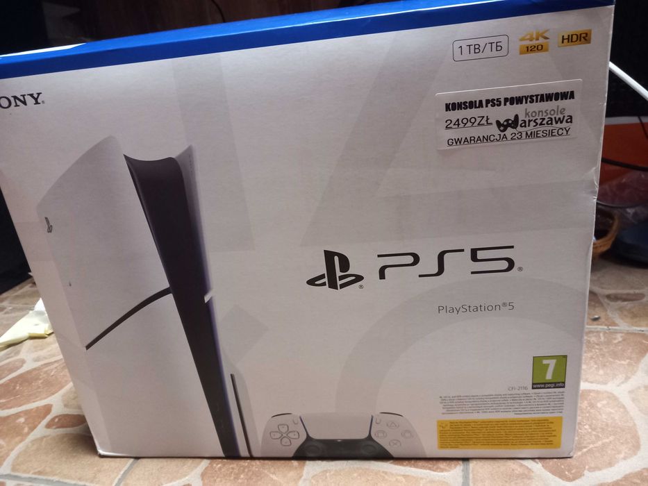 Konsola PlayStation 5 Slim 1TB POWYSTAWOWA Skup Wymiana SklepRetroWWA Jak NOWA Gwarancja Producenta 23 MSC