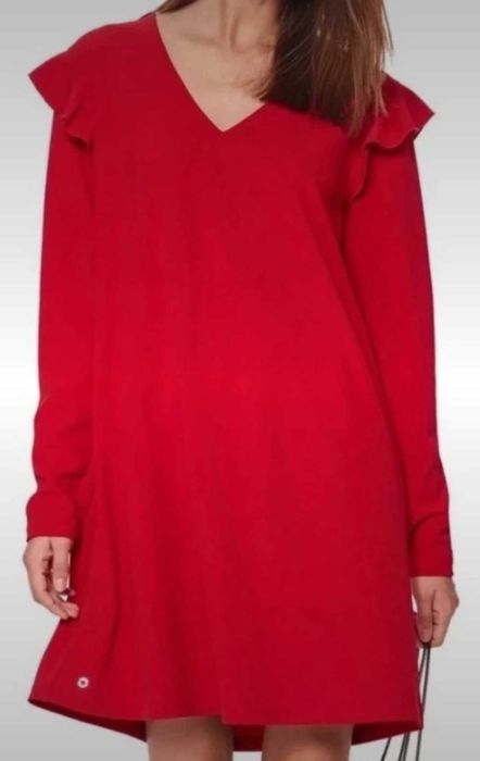 Czerwona sukienka Top Secret r. XS / S