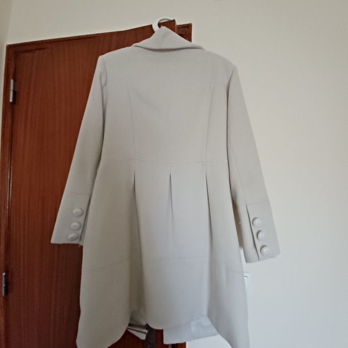 Casaco de fazenda branco