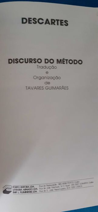 Descartes, "Discurso do Método"