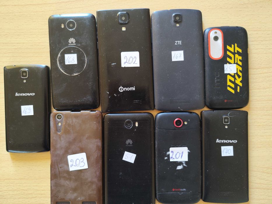 продам лот б/у телефонов Nokia, Huawei и др.