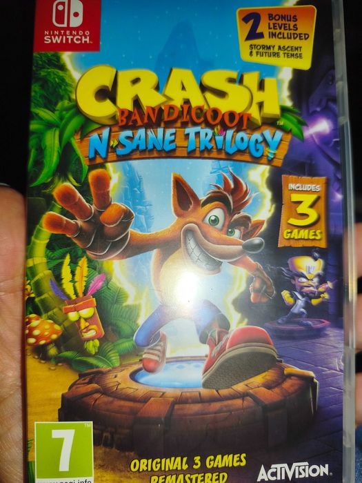 Crash Bandicoot N. Sane Trilogy - Nintendo Switch (Jogo + Caixa)