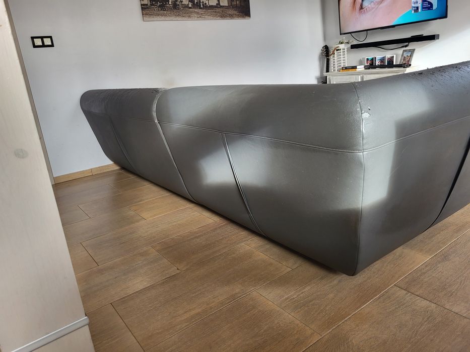 narożnik szary kanapa