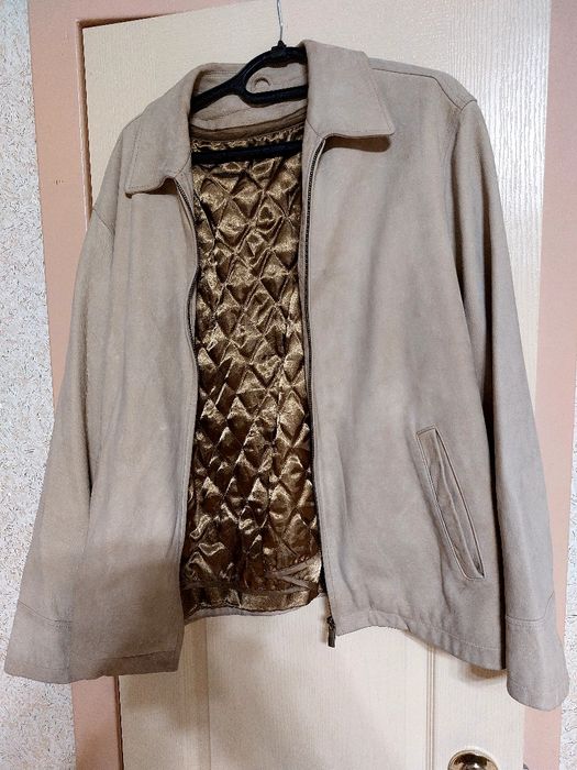 Куртки кожаные,нубук,52 р