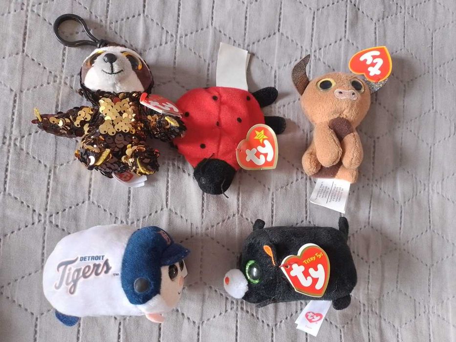 Милий пухнастий рожевий фламінго, стан нового - на подарунок