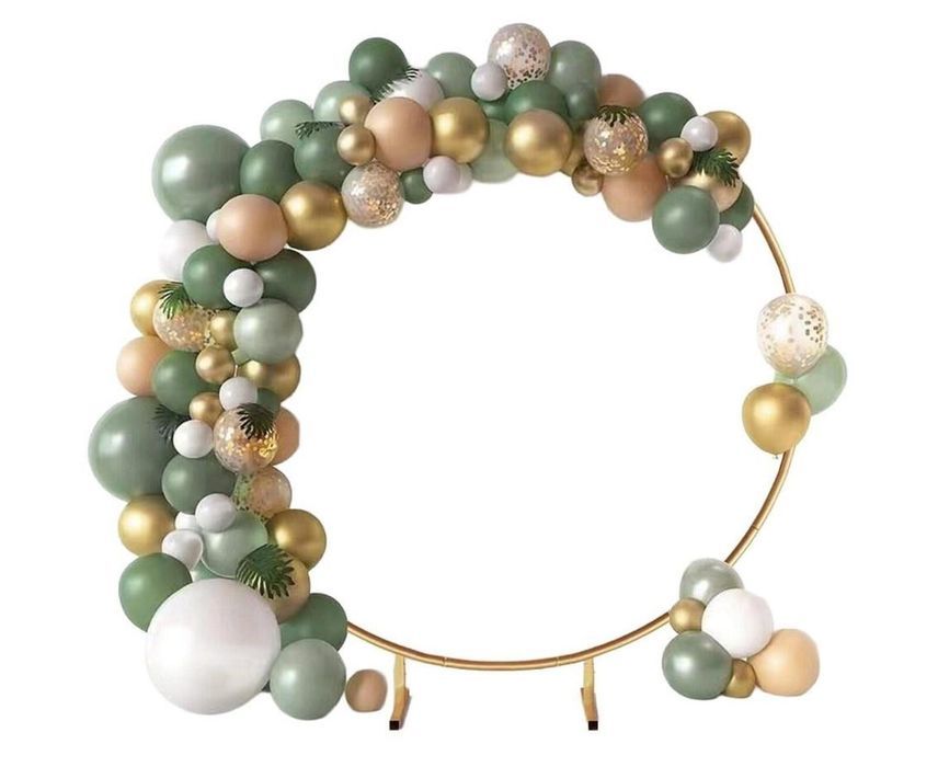 Stelaż łuk z żelaza złoty 200x200cm Godan oprawa: karton