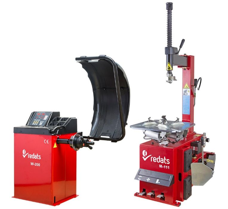 Zestaw Maszyn do Wulkanizacji REDATS Montażownica + Wyważarka