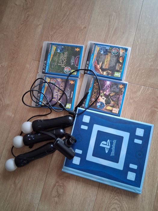 Lote wonderbook playstation 3