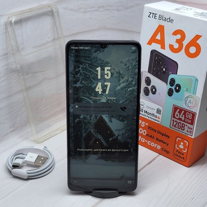 Продам телефон ZTE Blade A36 4+8/64Gb в гарному стані