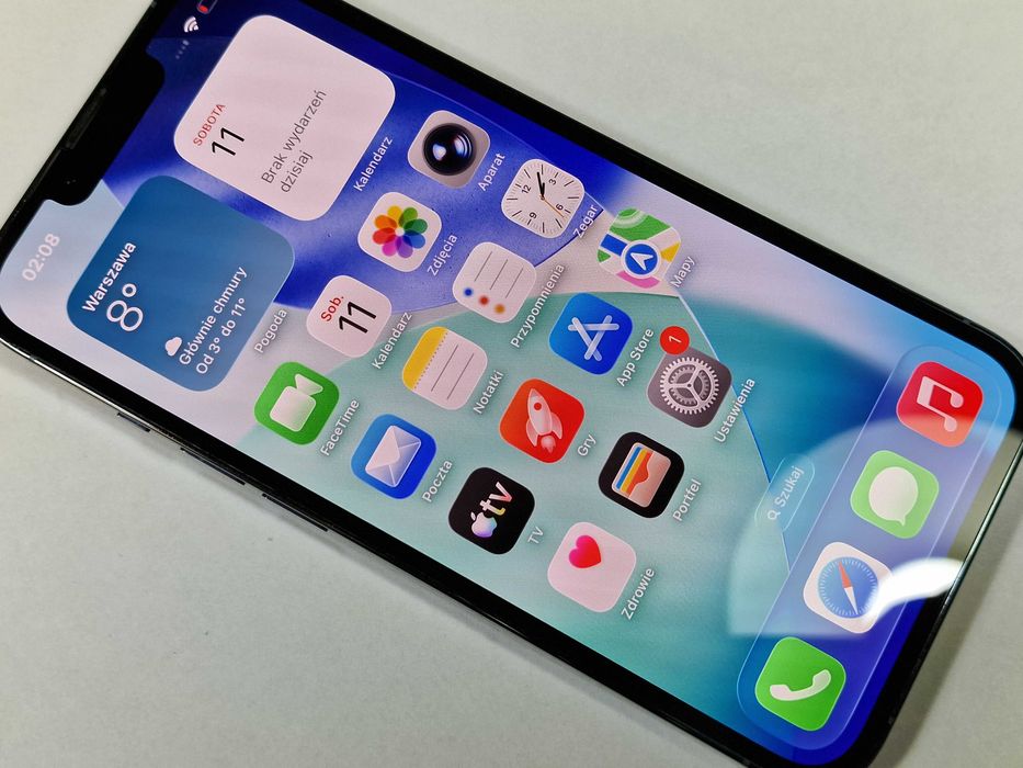 Iphone 13 PRO 128GB / Sierra Blue / Bat 76% / Grade A- / Gwarancja + ładowarka
