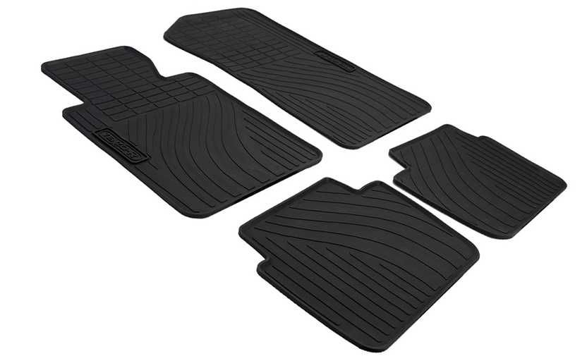 Tapetes borracha Bmw E46 Série 3 Sedan, E46 Touring 1998 a 2005