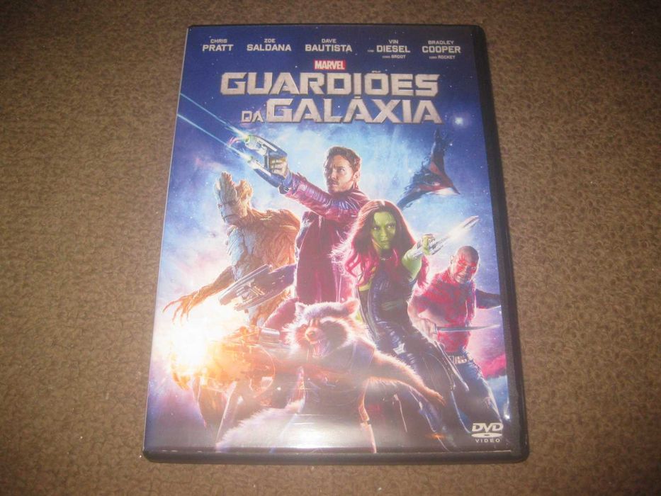 DVD "Guardiões da Galáxia" com Chris Pratt
