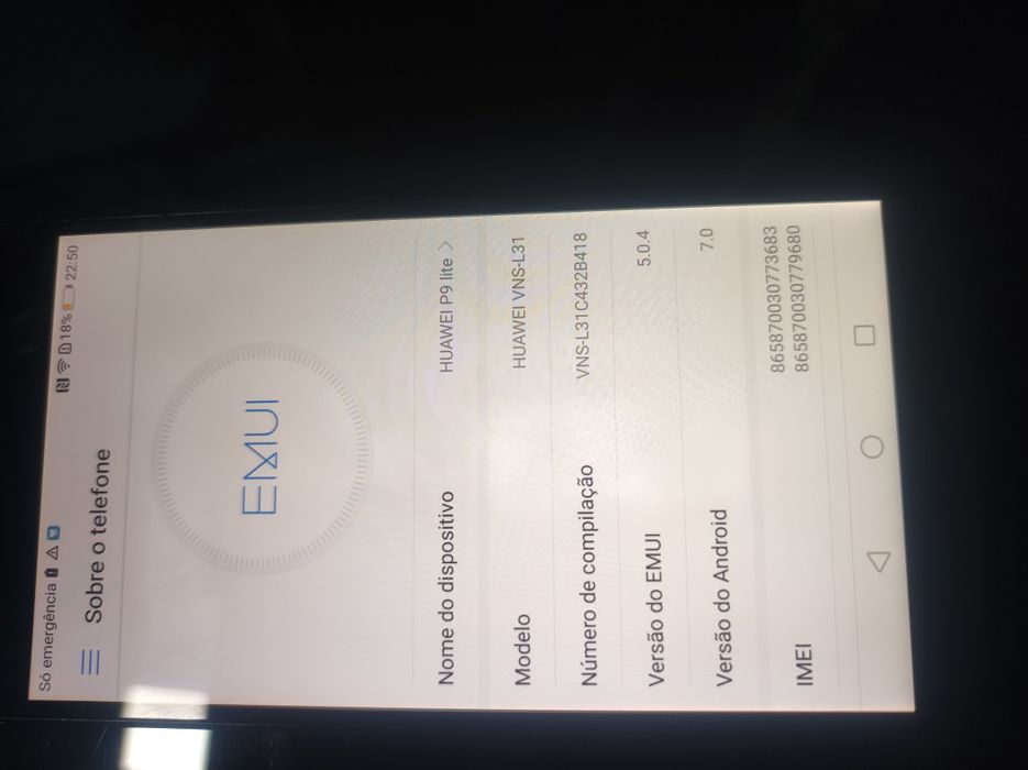 Telemóvel Smartphone Huawei P9 Lite