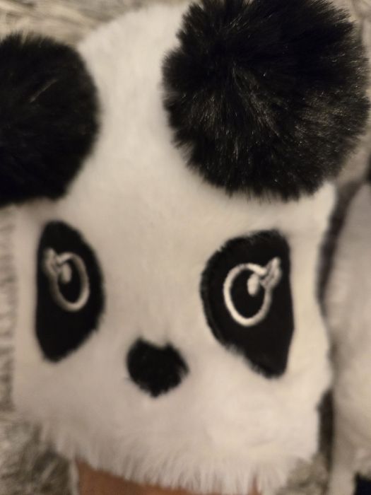 Pantofle damskie misiem panią podeszwa antypoślizgowe