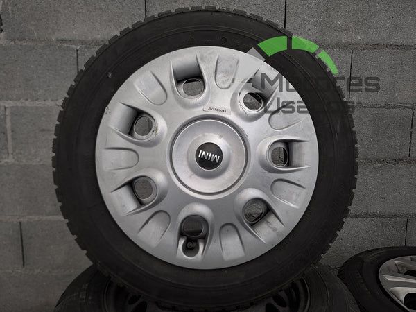 4 Jantes de Ferro 15 Mini c/pneus 175/65 4x100