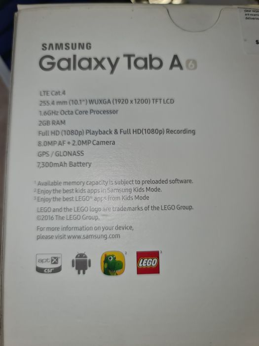 Samsung Tab A SM-T585NZKASEK