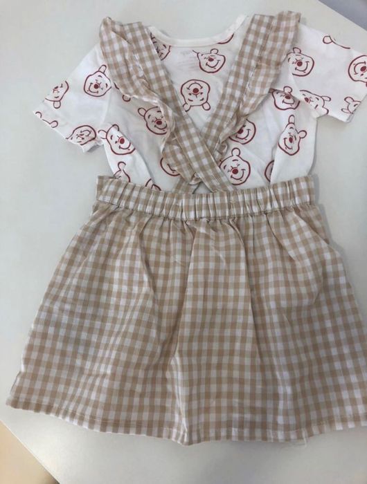 Conjunto vestido menina 12/18 meses