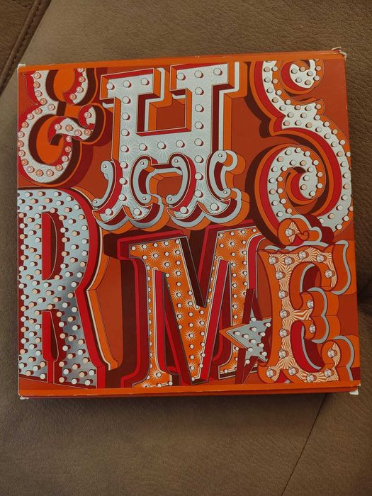 Lenço de seda Hermes Arbre du Vent Fuchsia 90cm em caixa como novo