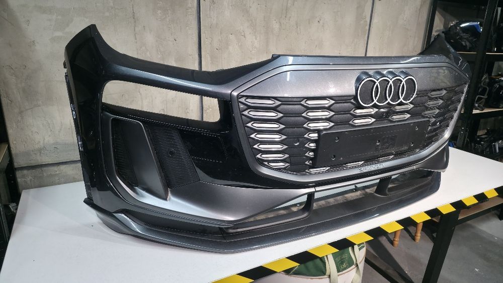 Audi Q6 e-tron S line передній бампер 2024 2025 OEM Європа комплект в зборі! в наявності!