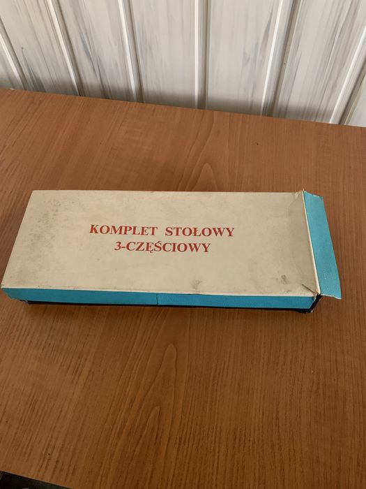Komplet stolowy 3-cześciowy PRL