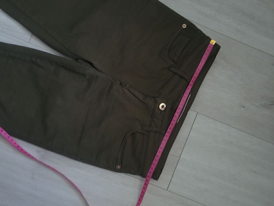 Spodnie massimo dutti khaki zielone s