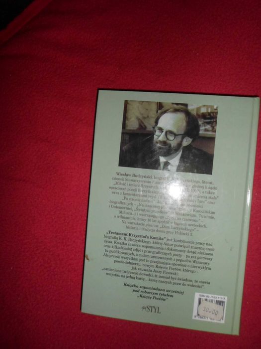 Testament Krzysztofa Kamila Wiesław Budzyński