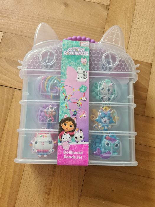 Zabawka zestaw do robienia bransoletek Koci domek Gabi