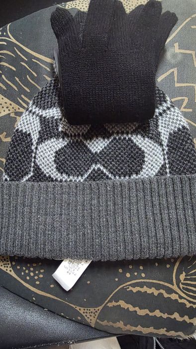 Gorro e luvas coach original