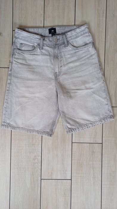 Spodenki dżinsowe jorts H&M  męskie 170 cm