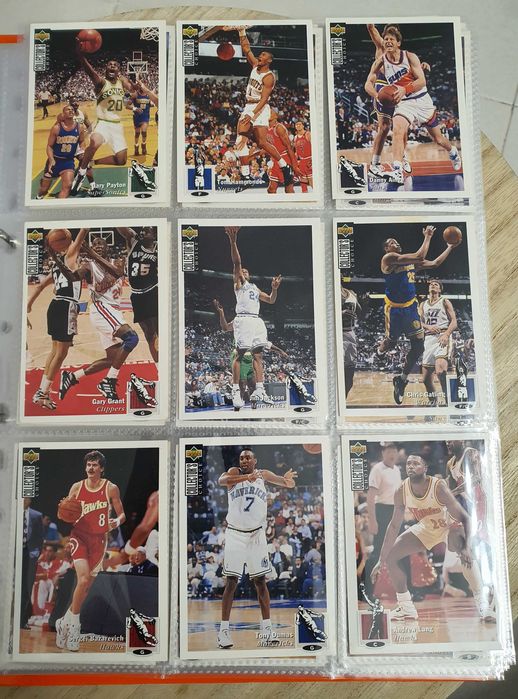 409 Cartas Upper Deck Collector's Choice NBA 1994-95 (Ler descrição)