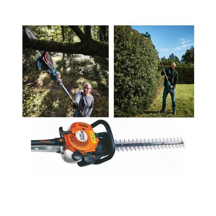 Wynajem nożyce do żywopłotu piła na wysięgniku podkszesywarka pilarka