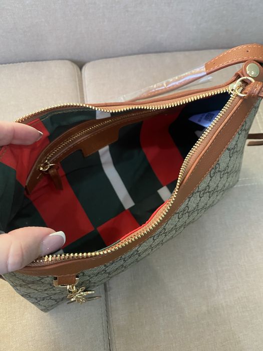 Сумка gucci emblem текстильна