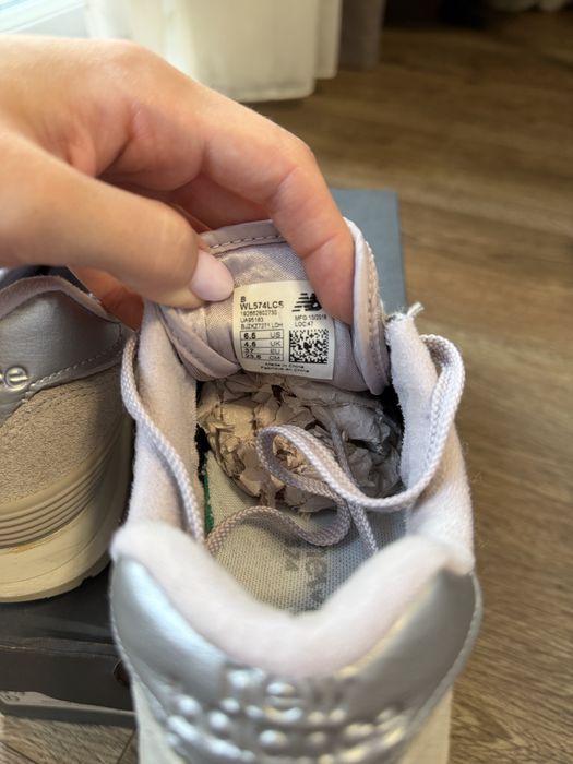 New Balance 574 WL574LCS 37 р. оригінал кросівки замшеві