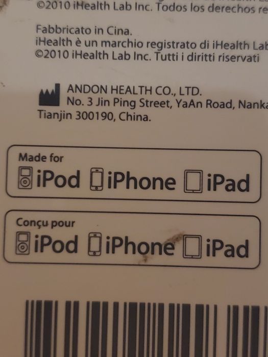 Тонометр iHealth Blood Pressure Dock BP3