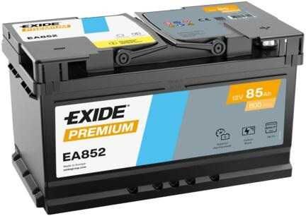 Akumulator EXIDE 85ah 800a EA852   Ul. Rynkowa 1