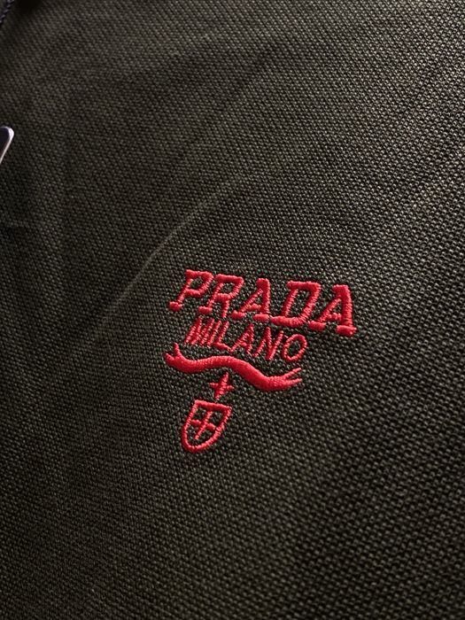 Prada Cotton Sweatshirt Army Ami Khaki