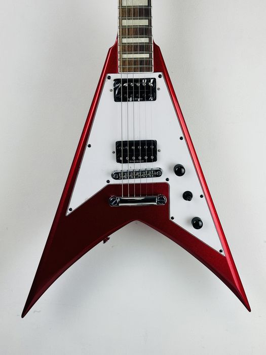 Нова гітара Jackson X Series Signature Scott Ian King V KVXT Candy Apple Red
