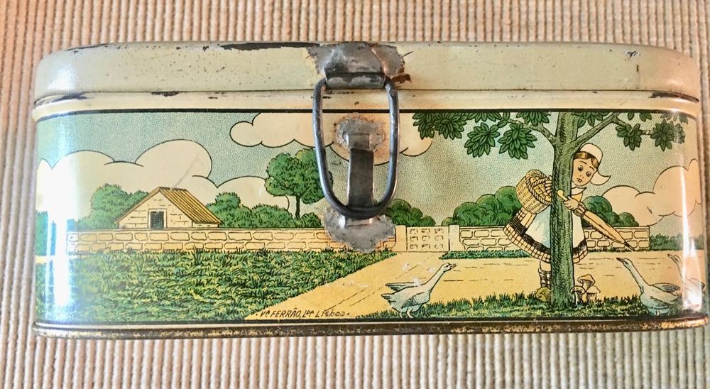 Várias caixas bolachas litografia antiga anos 1960 raras