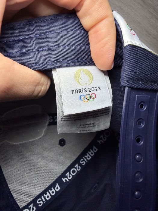 Новая оригинал paris 2024 Париж 2024 олимпиада кепка,олимпийская бейсболка синяя олімпійська кепка синя